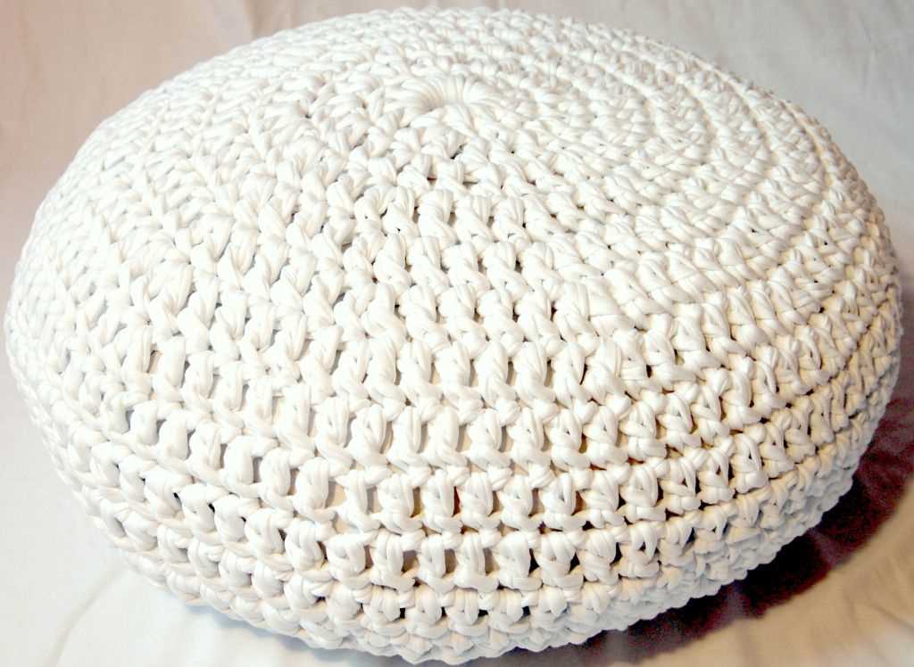 Knitted bath pouf pattern