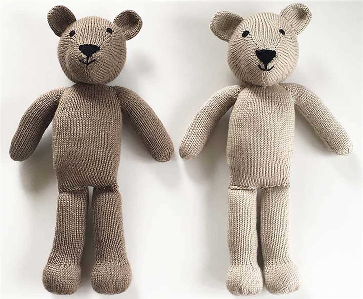 Knitted bear patterns