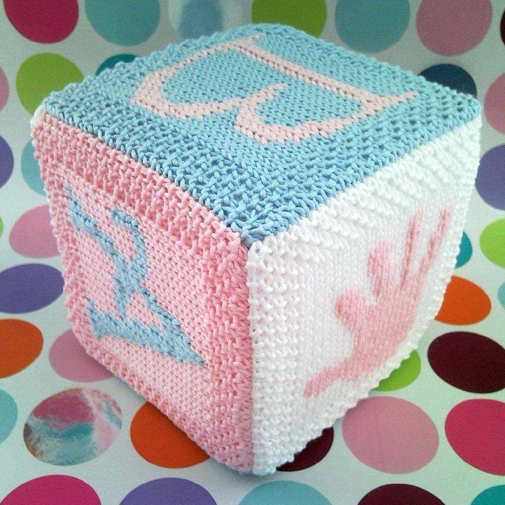 Knitted block patterns