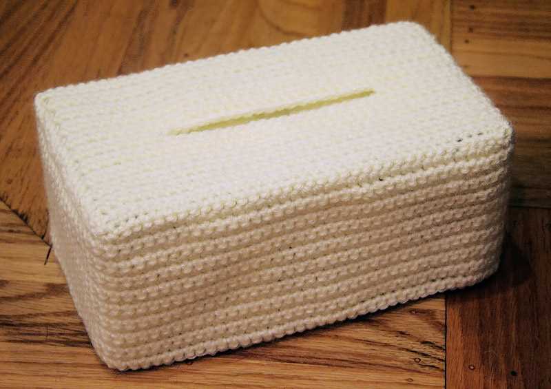 Knitted box pattern