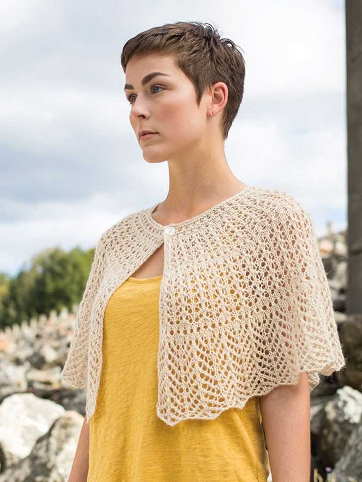Knitted capelet pattern free