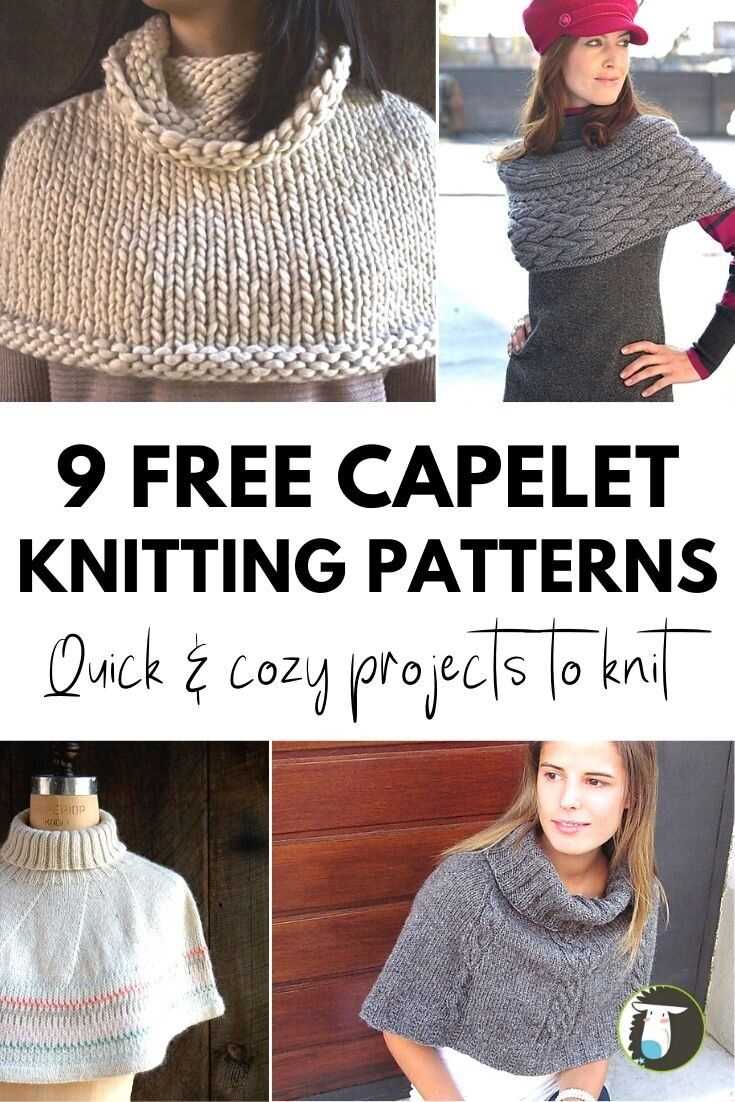 Discover a Beautiful and Free Knitted Capelet Pattern Knitted capelet pattern free