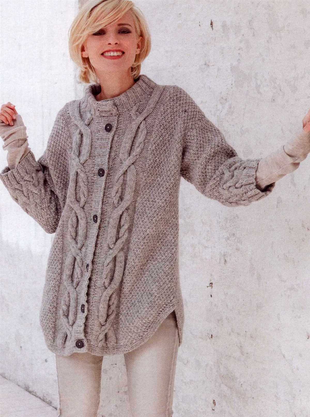 Knitted cardigan free pattern