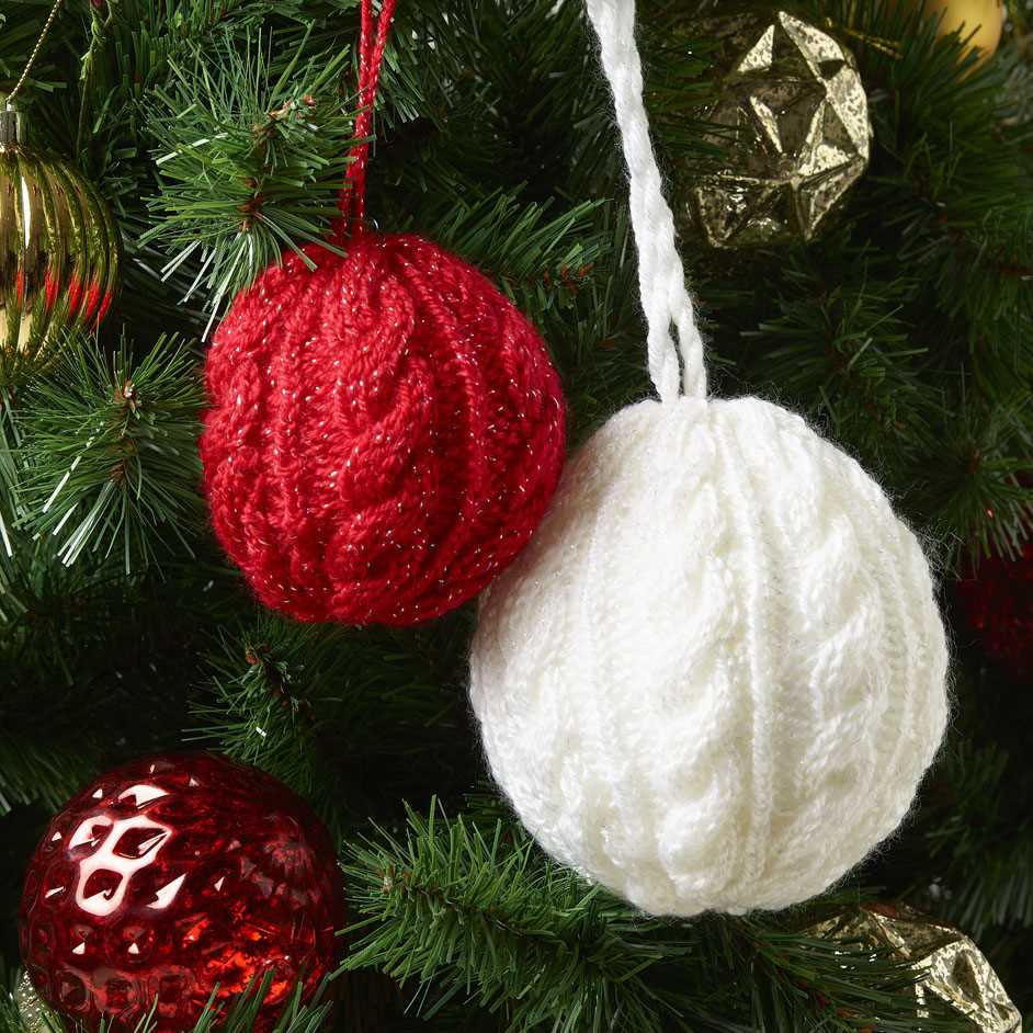 Knitted christmas ornaments patterns free