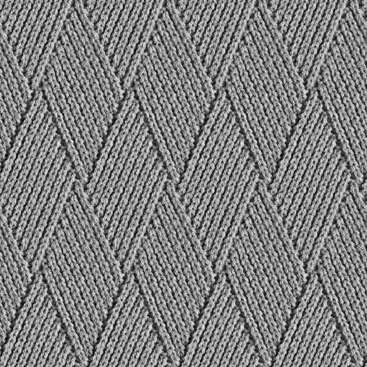 Knitted cotton face cloth pattern