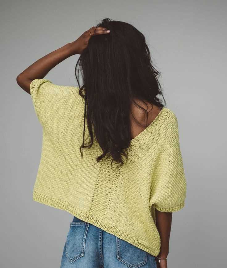Knitted cotton top patterns