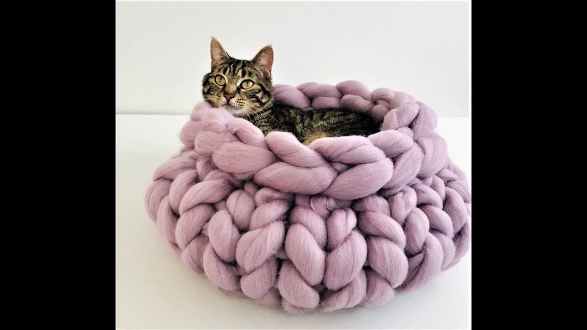 Knitted dog bed pattern free