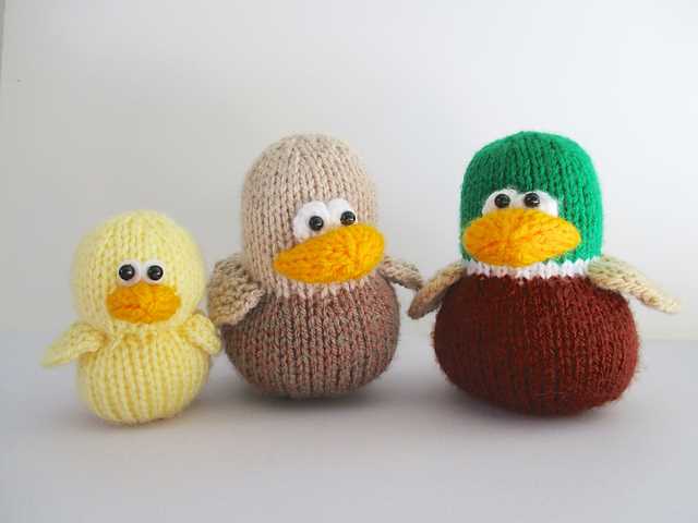 Knitted duck pattern free