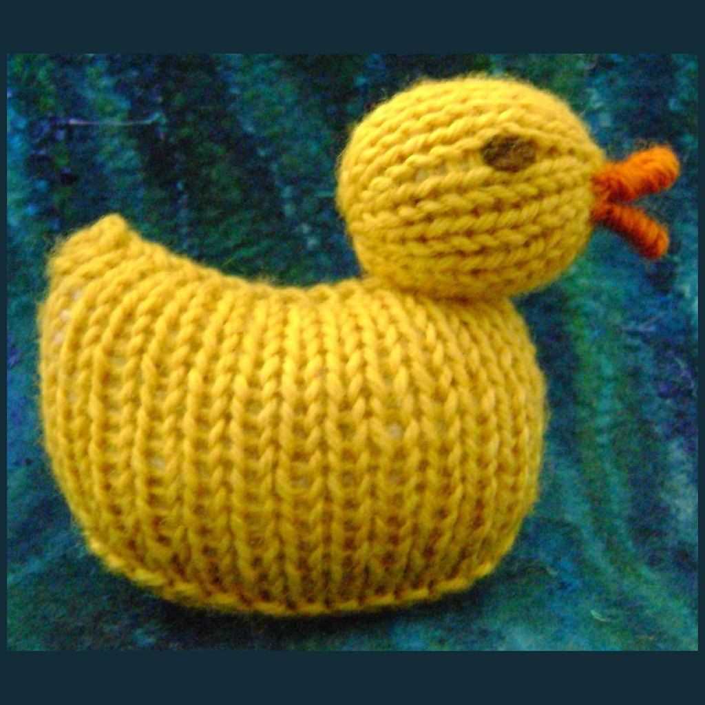 Knitted duck pattern free