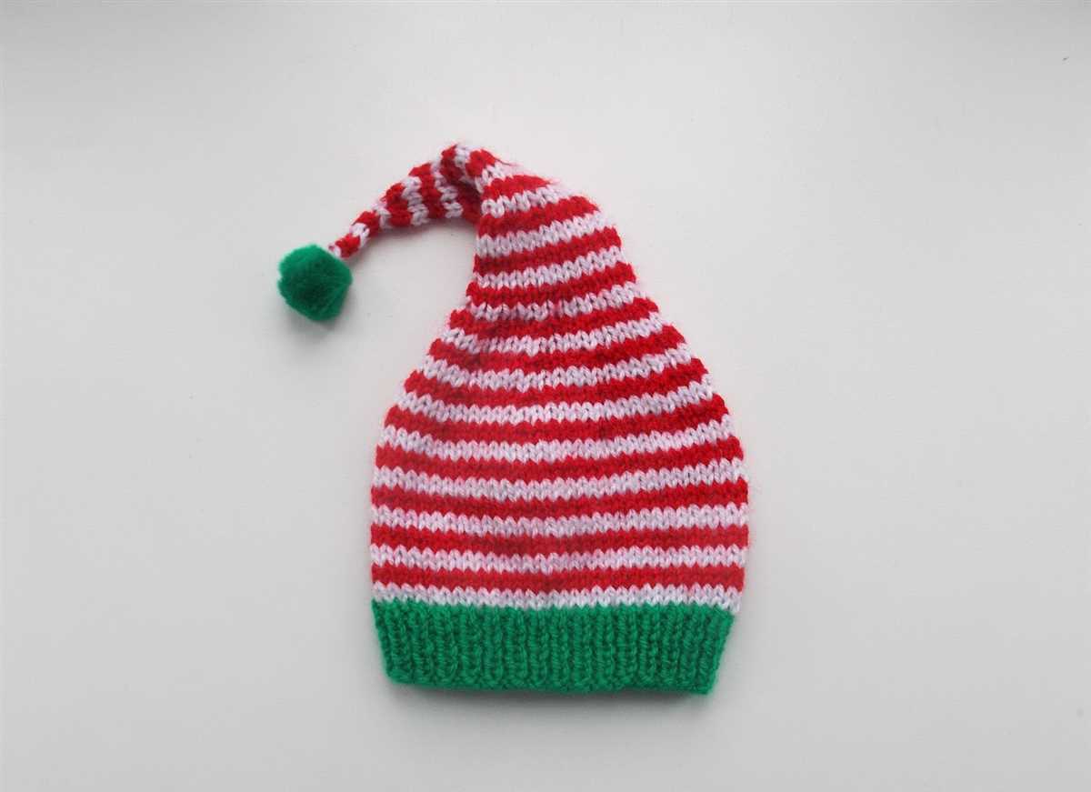 Knitted elf hat pattern for adults free
