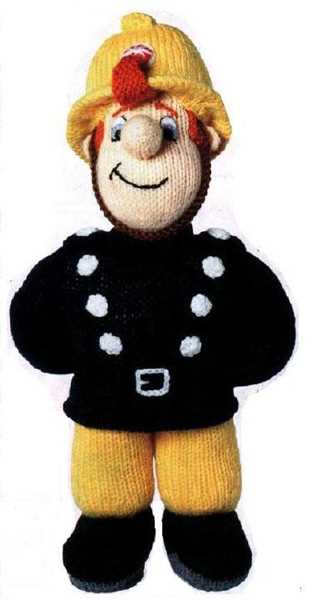 Knitted fireman pattern