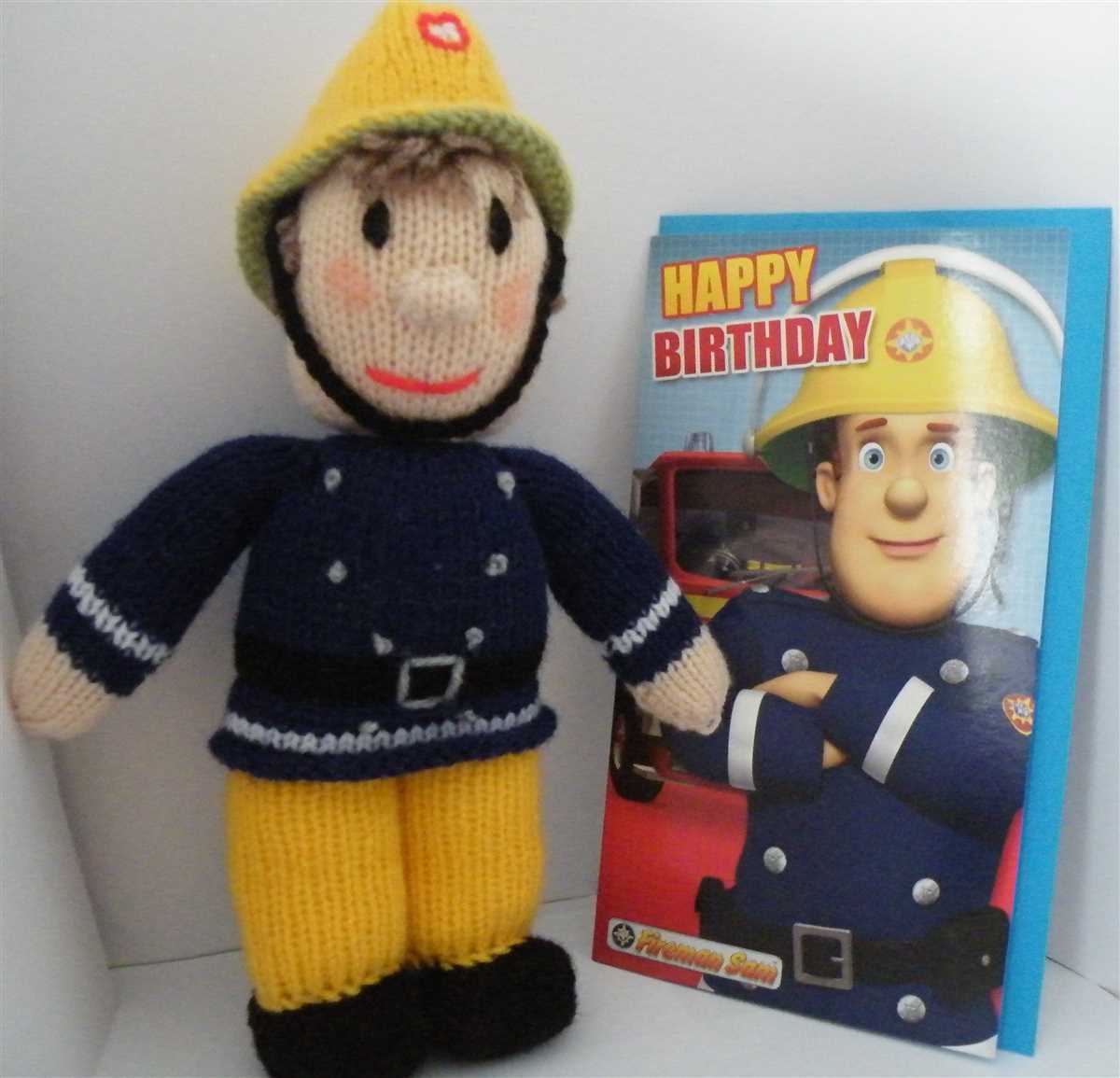 Knitted fireman pattern