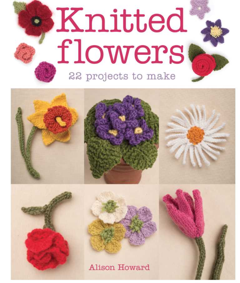 Knitted flower patterns