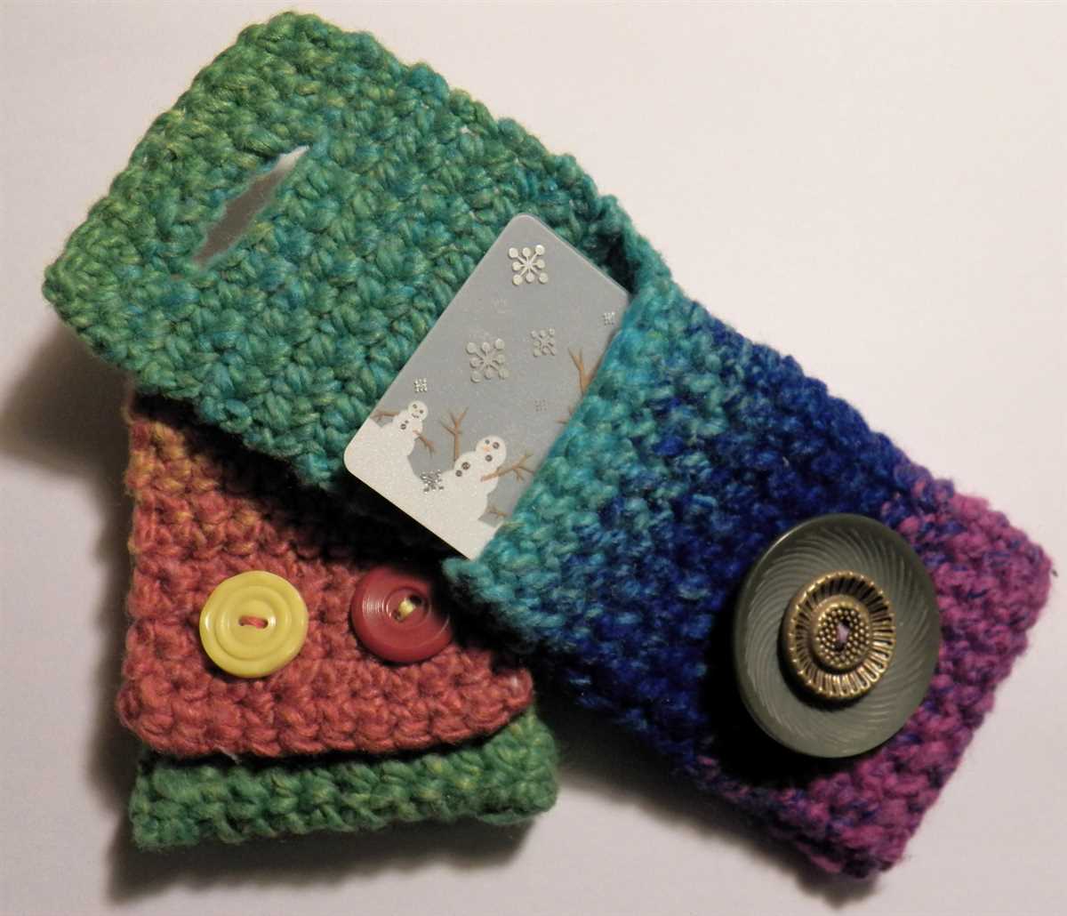 Knitted gift card holders patterns
