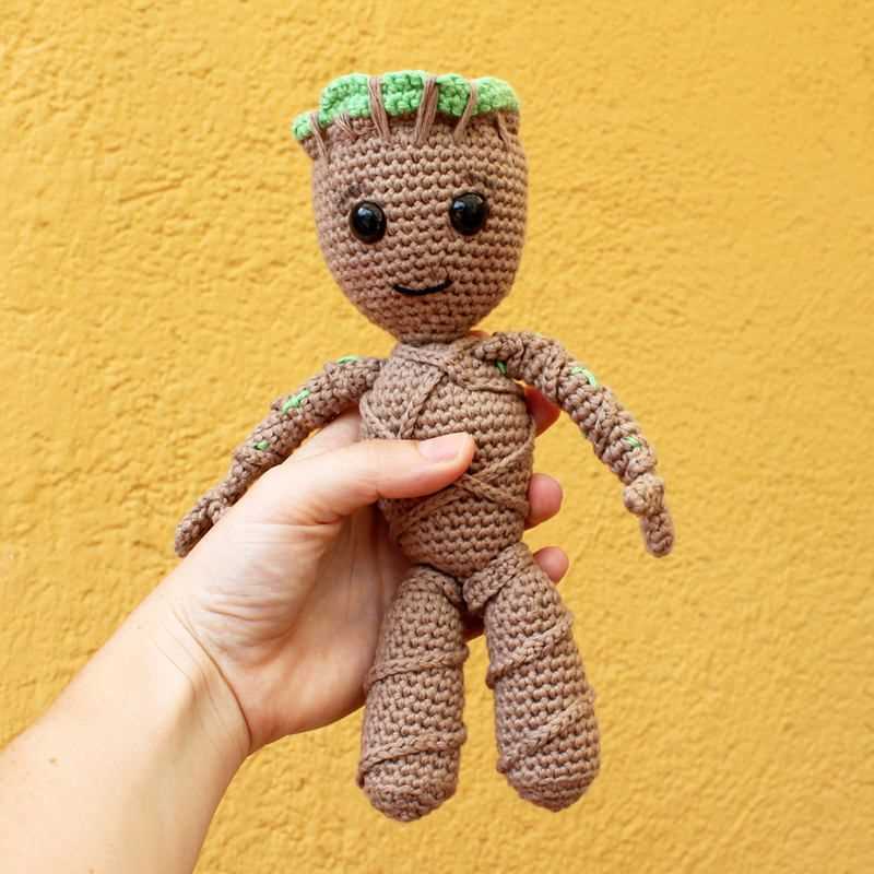 Knitted groot pattern