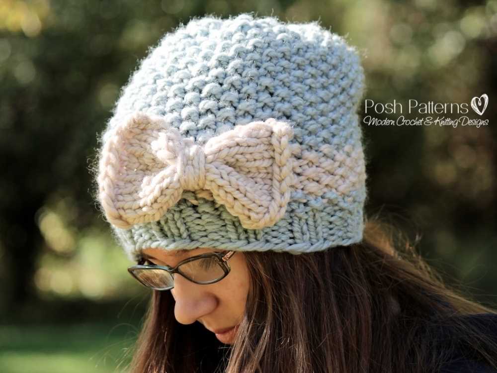 Knitted hats patterns slouchy