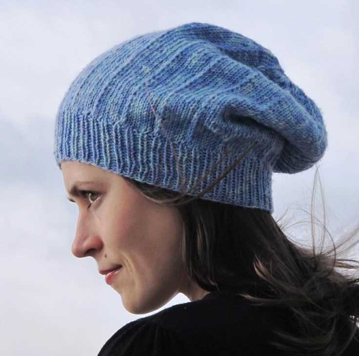 Knitted hats patterns slouchy