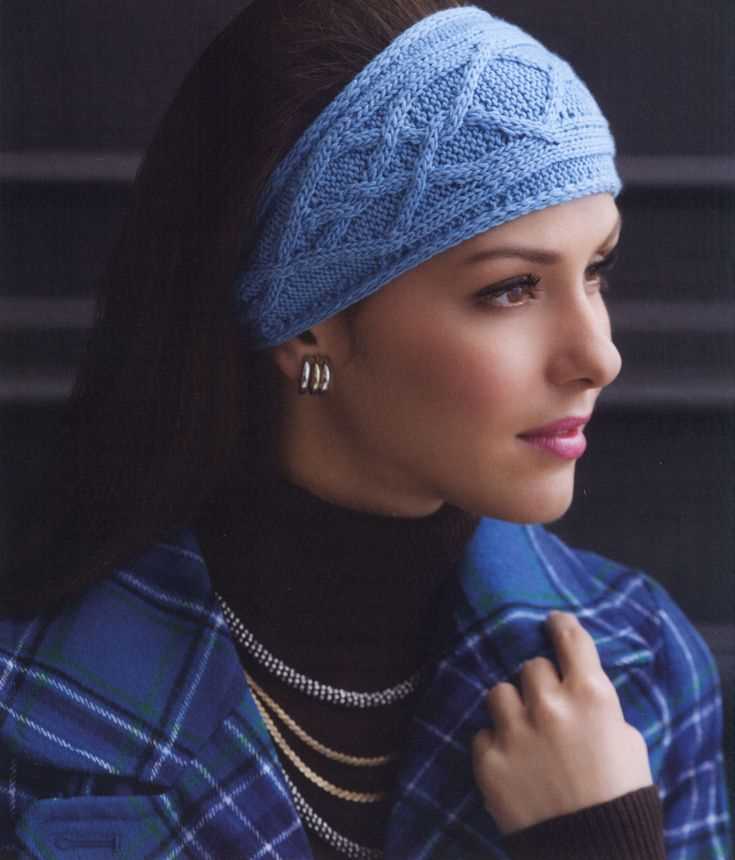 Knitted headband pattern straight needles