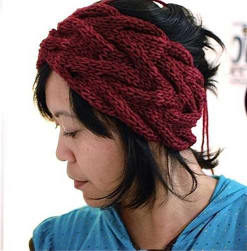Cozy and Stylish - A Simple Knitted Headband Pattern for Straight Needles Knitted headband pattern straight needles