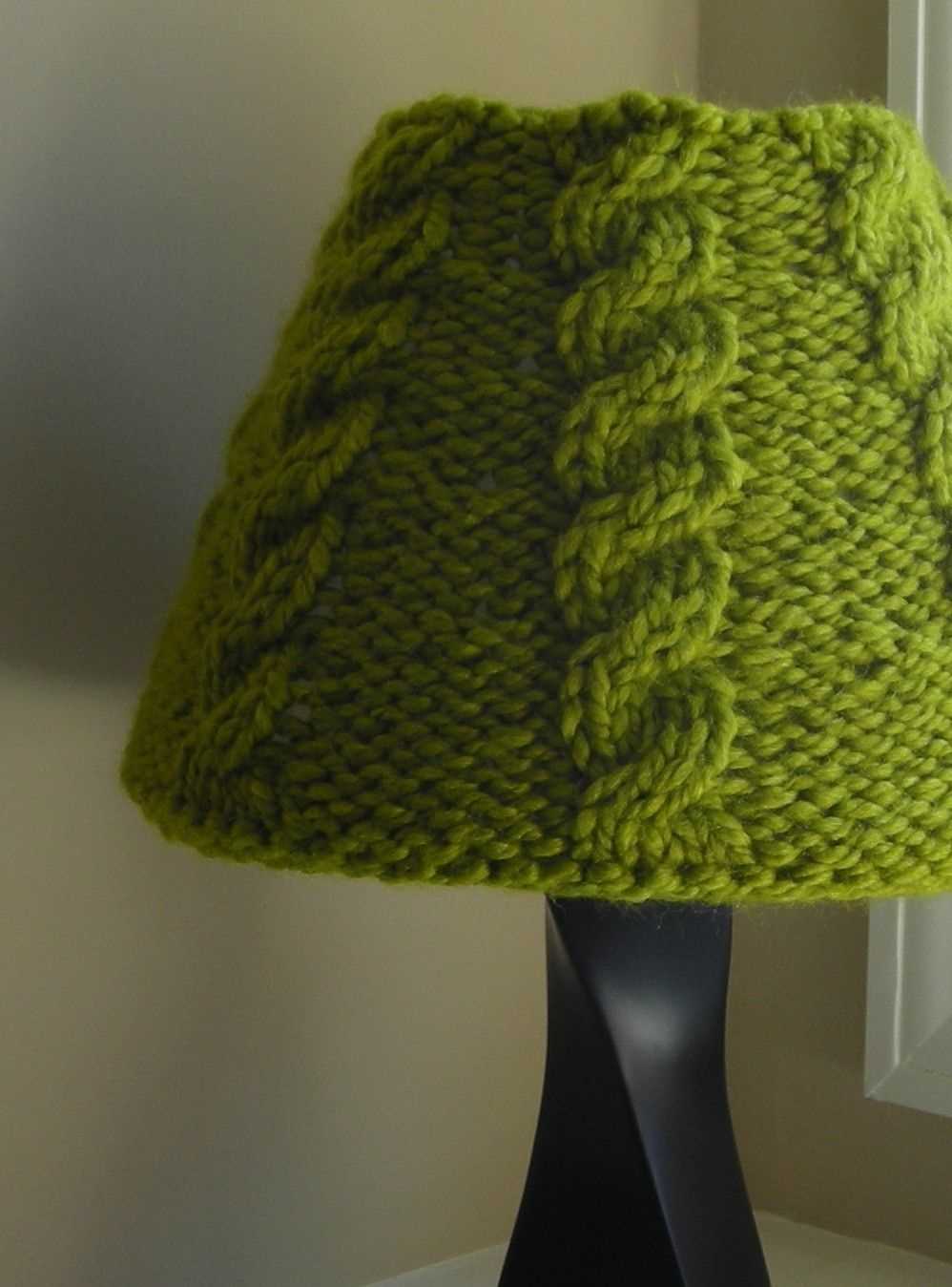 Knitted lampshade pattern