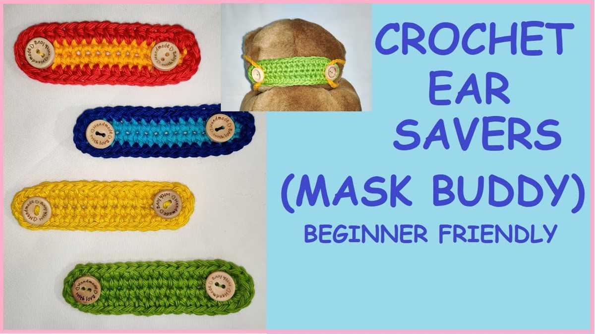 Knitted mask extender pattern