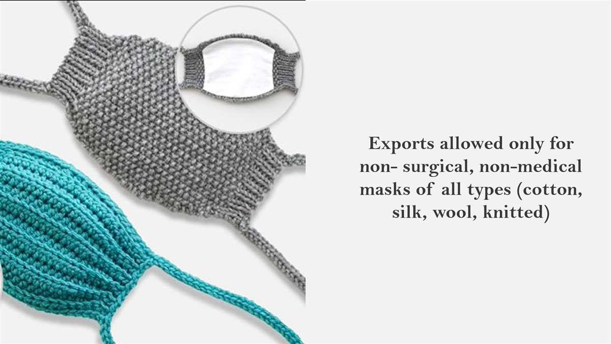 Knitted mask extender pattern