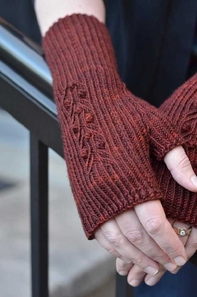 Knitted mitt pattern