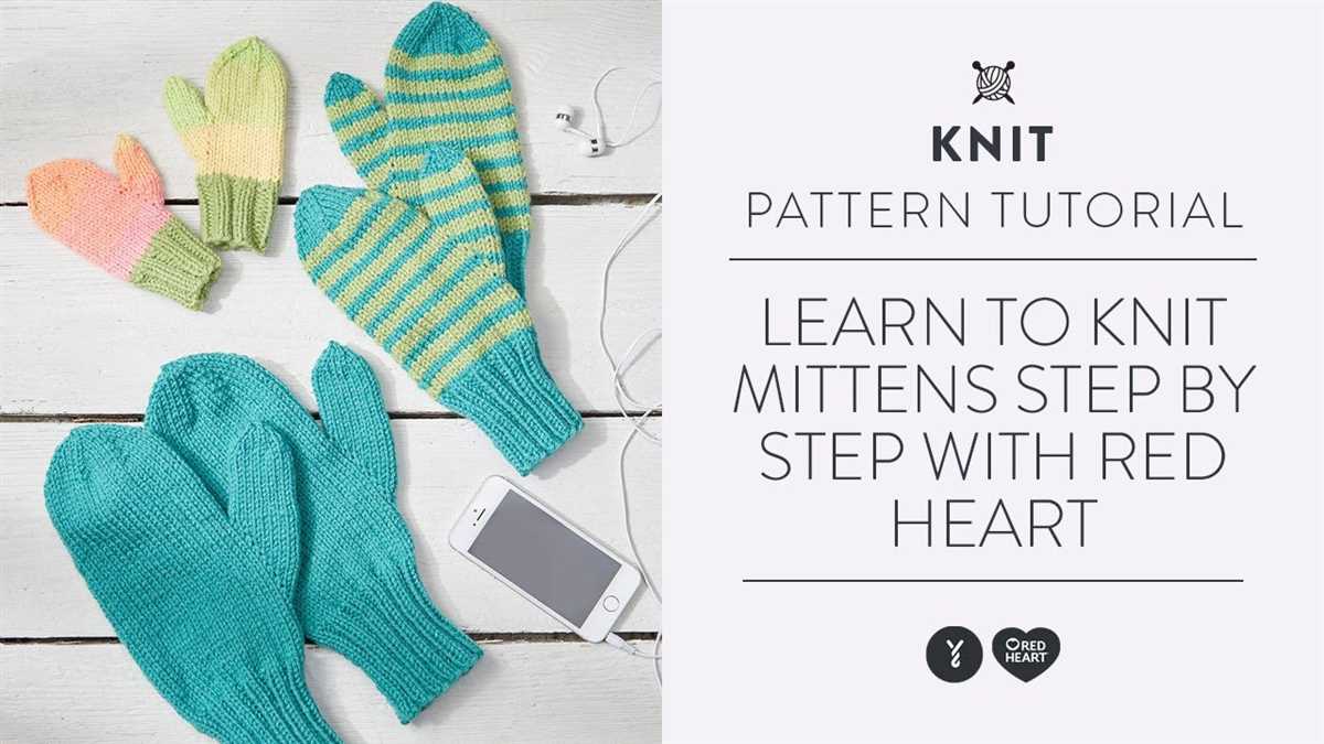 Knitted mitten pattern free