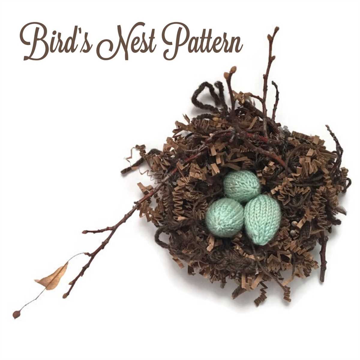 A Guide to Creating a Cozy and Stylish Knitted Nest Knitted nest pattern