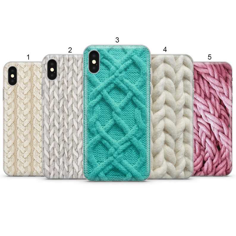 Knitted phone pouch pattern