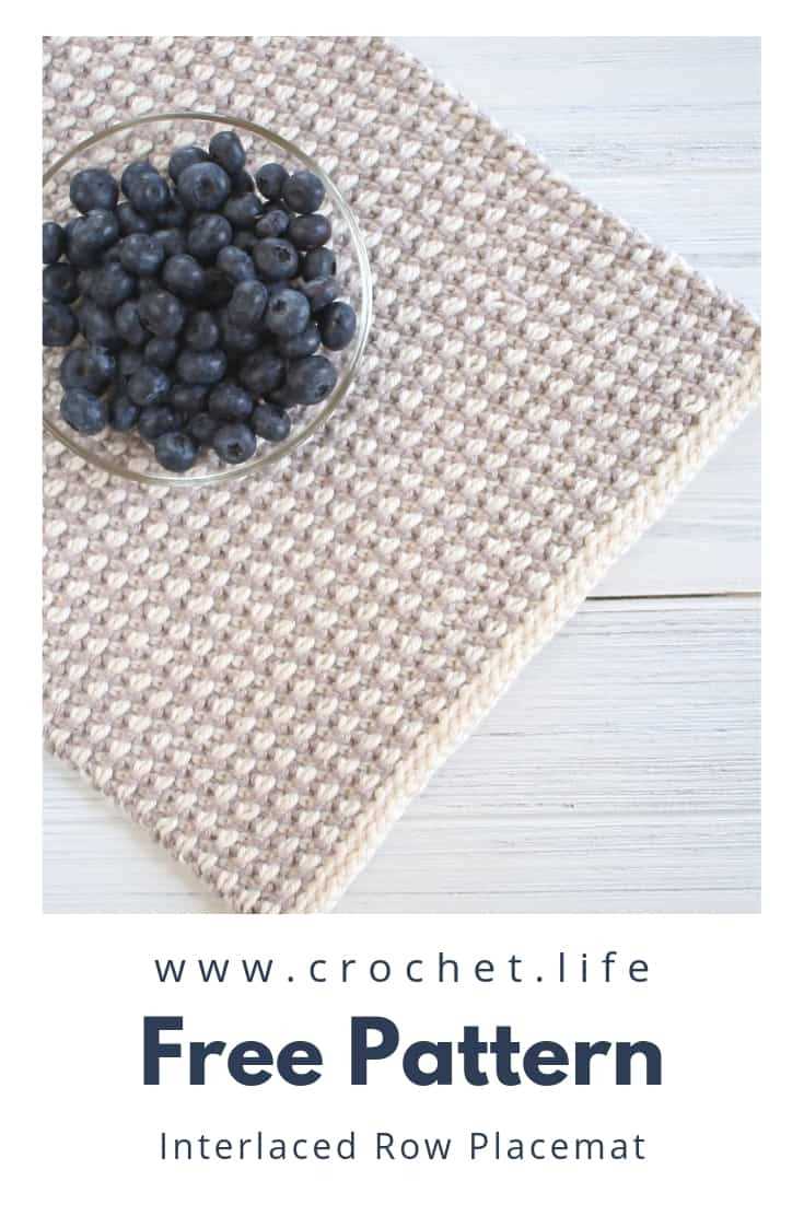 Knitted placemat patterns free