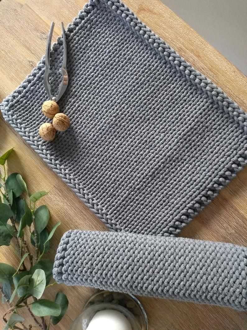 Knitted placemats patterns free