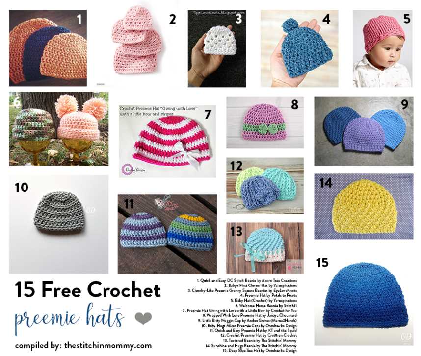Creating Tiny Knitted Hats for Premature Babies - Patterns and Inspiration Knitted preemie hat patterns