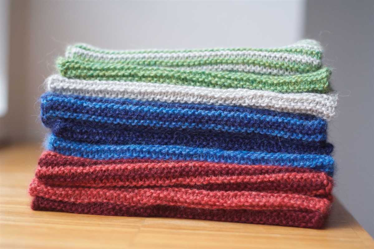 Knitted scarf patterns for alpaca yarn