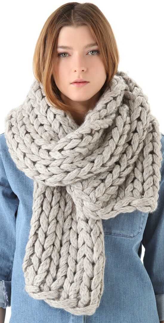Knitted scarf patterns for alpaca yarn