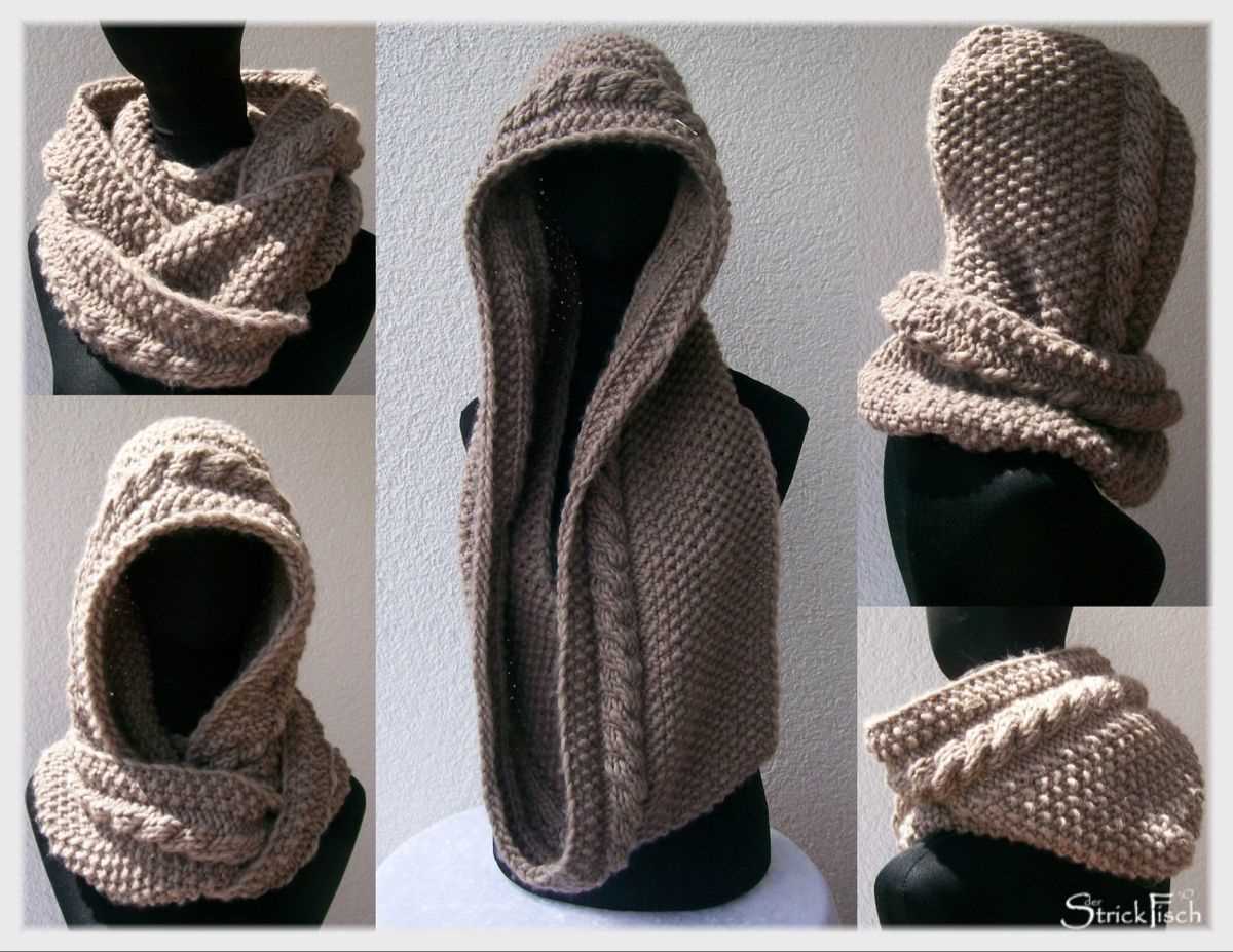 Knitted scoodie pattern free
