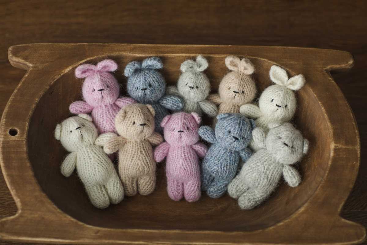 Knitted teddy bear pattern for charity