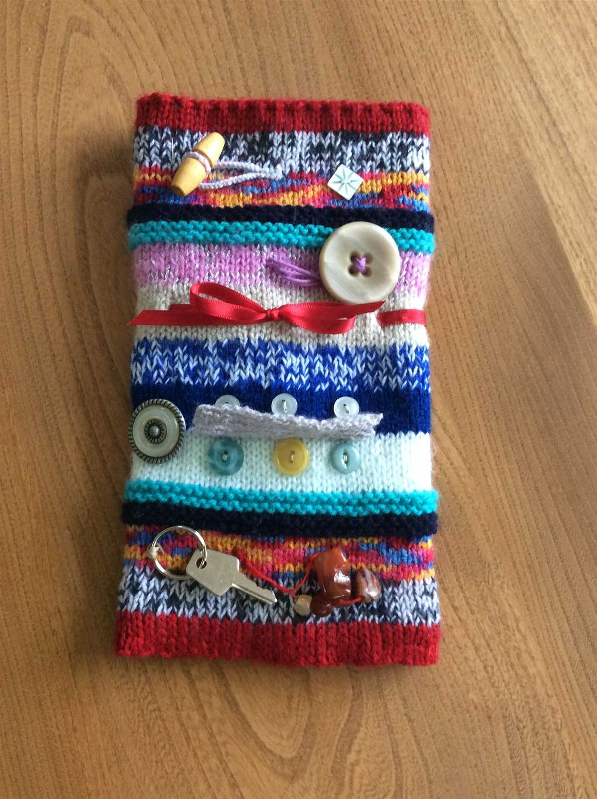 Knitted twiddle muffs pattern