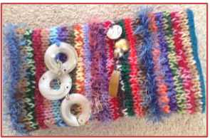 Knitted twiddle muffs pattern