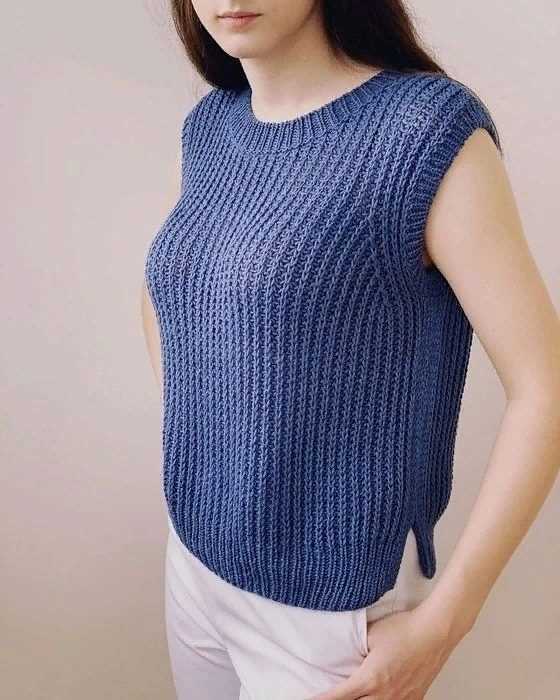 Knitted waistcoat ladies pattern