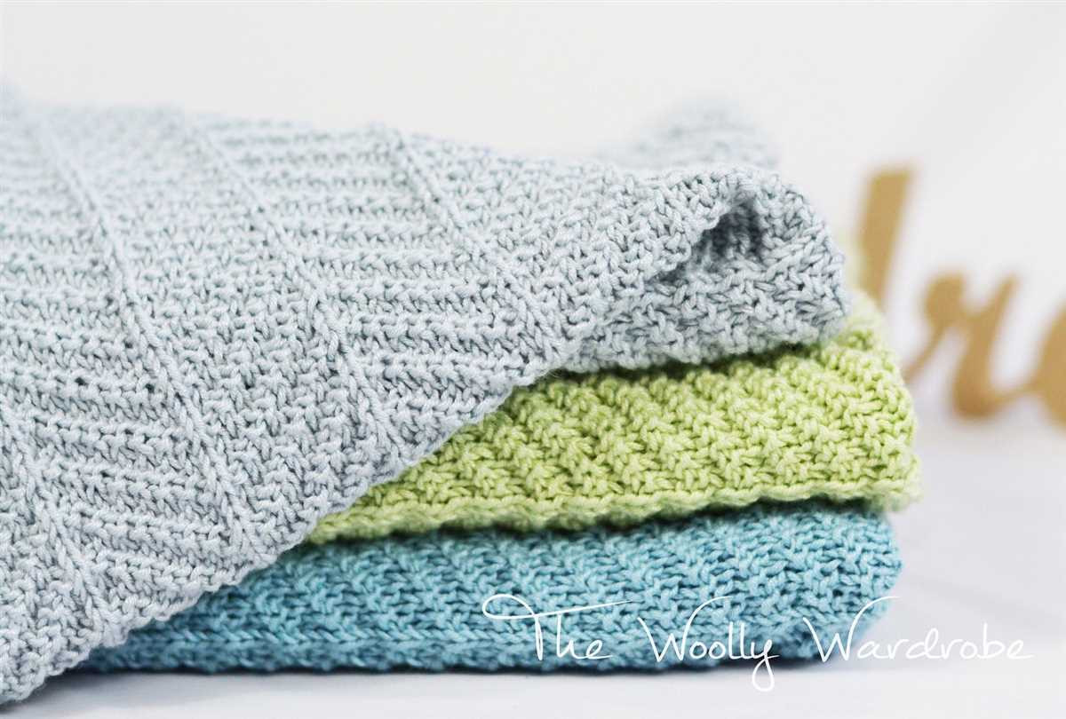 Knitted baby blankets patterns