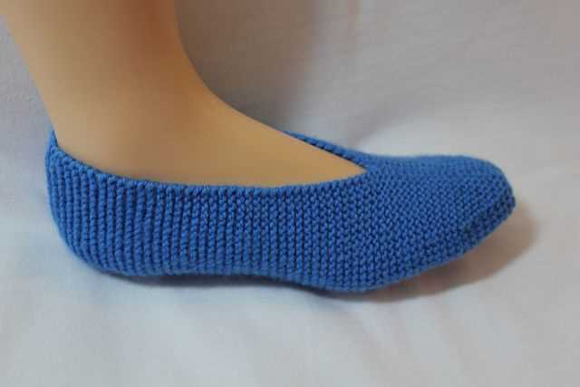 Knitted ballet slippers pattern