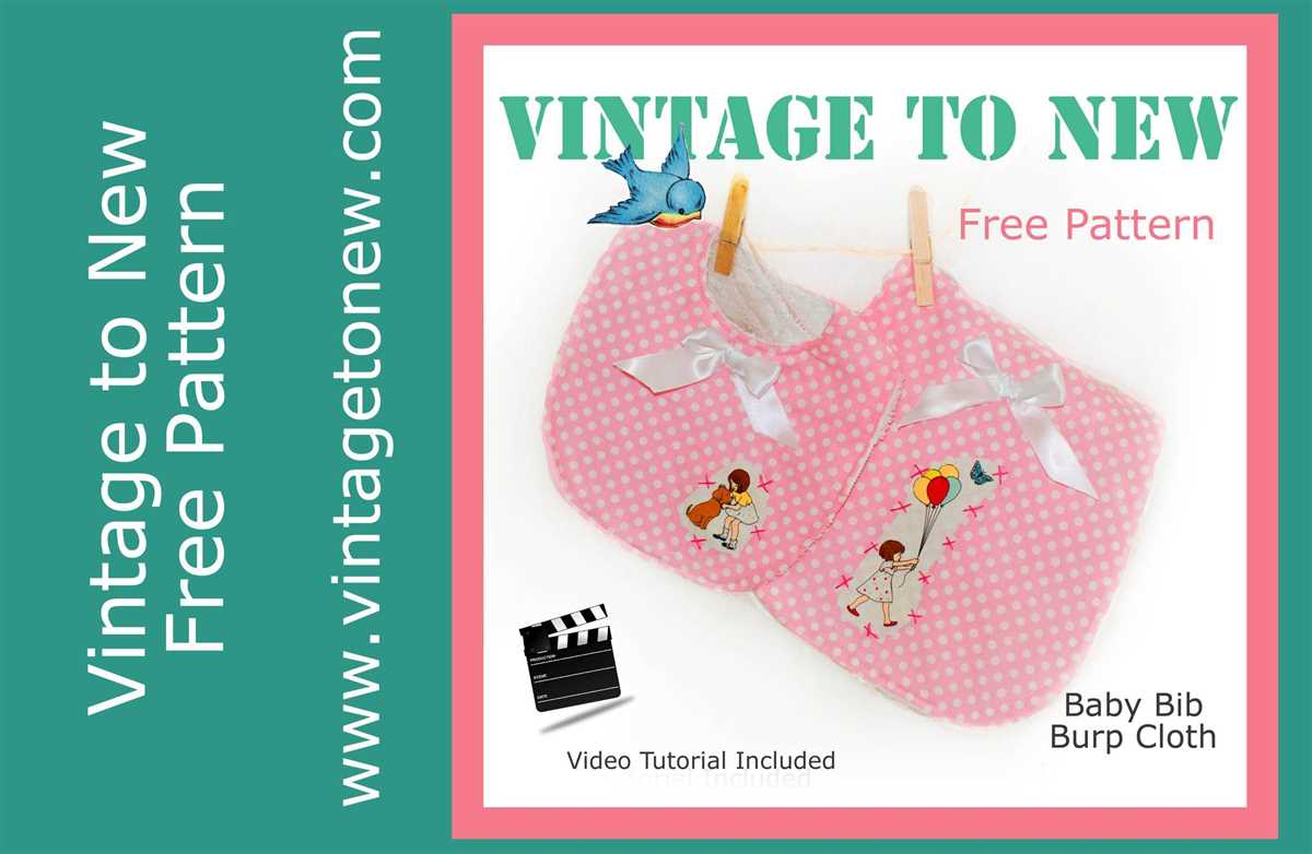 Knitted bib pattern