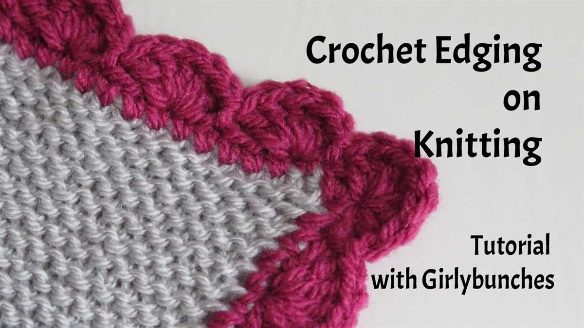 Knitted border patterns for blankets