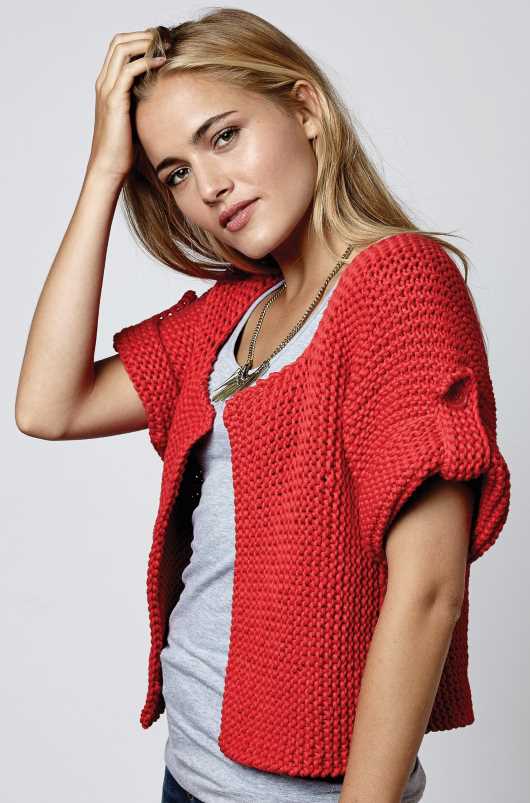 Knitted cardigan free pattern