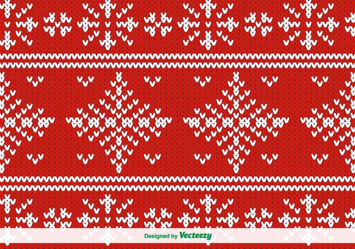 Knitted christmas cracker pattern