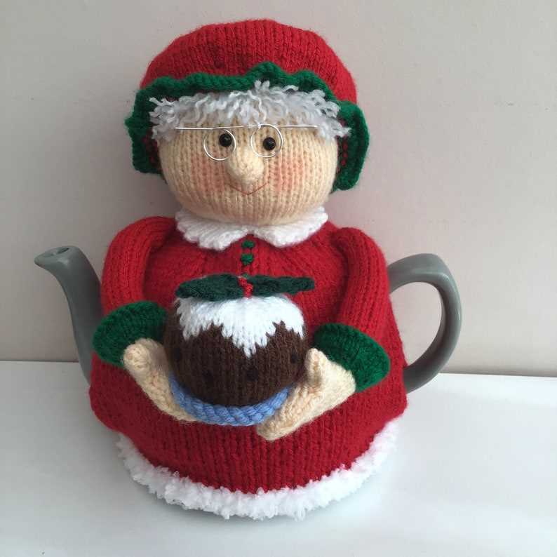 Knitted christmas tea cosy pattern