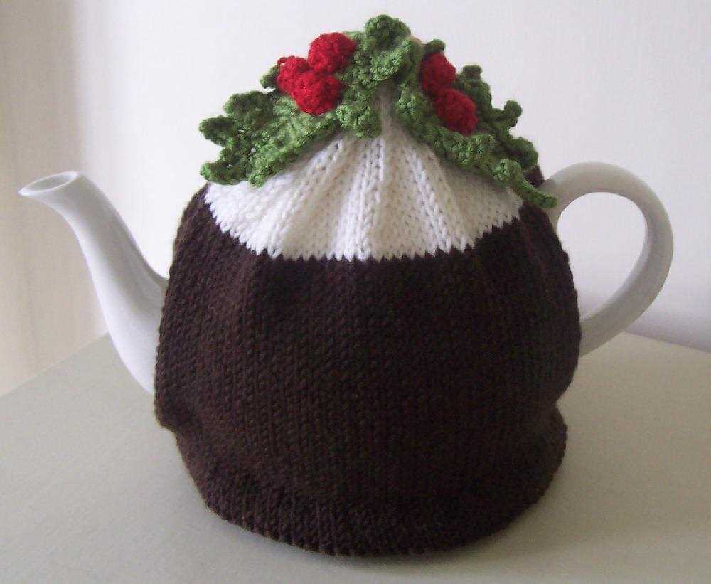 Knitted christmas tea cosy pattern