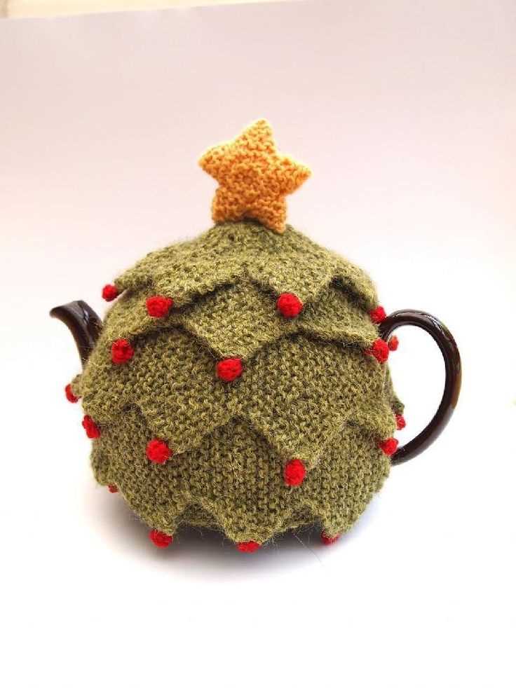 Knitted christmas tea cosy pattern