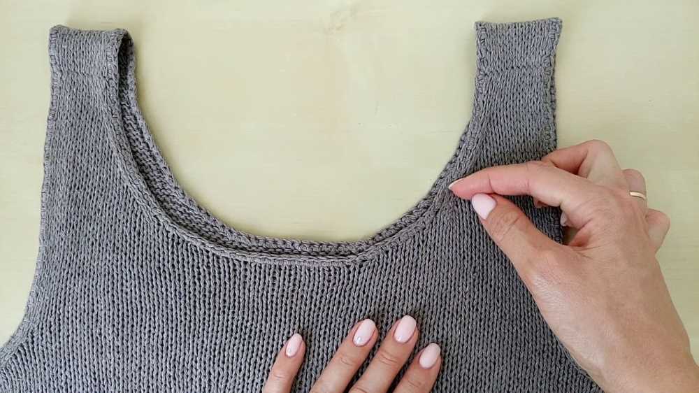 Knitted cotton top patterns